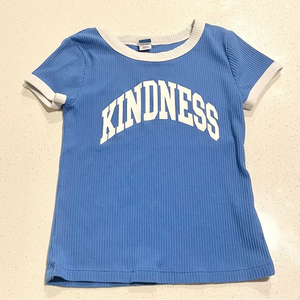 Old Navy Kindness Retro Ringer Tee